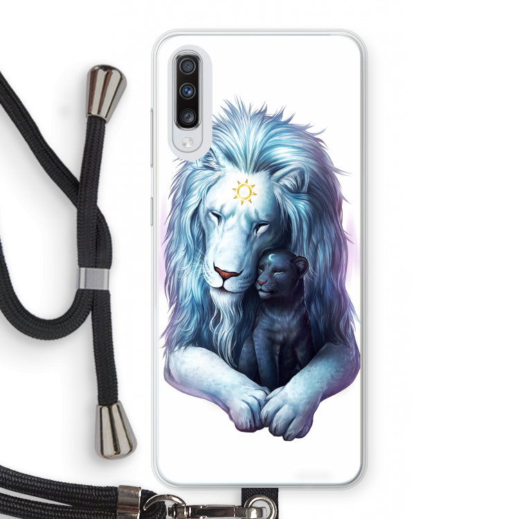Child Of Light: Samsung Galaxy A70 Transparant Hoesje met koord