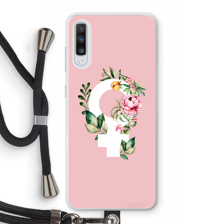 Venus: Samsung Galaxy A70 Transparant Hoesje met koord