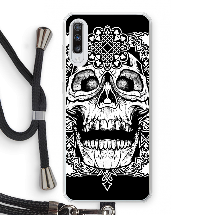 Seek & Destroy: Samsung Galaxy A70 Transparant Hoesje met koord