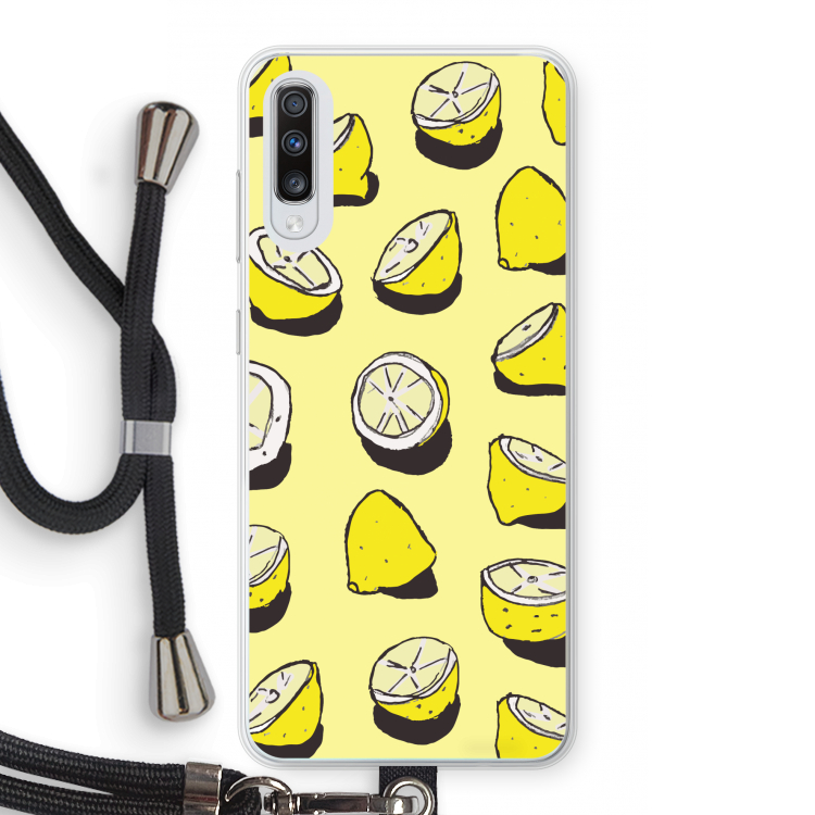 When Life Gives You Lemons...: Samsung Galaxy A70 Transparant Hoesje met koord