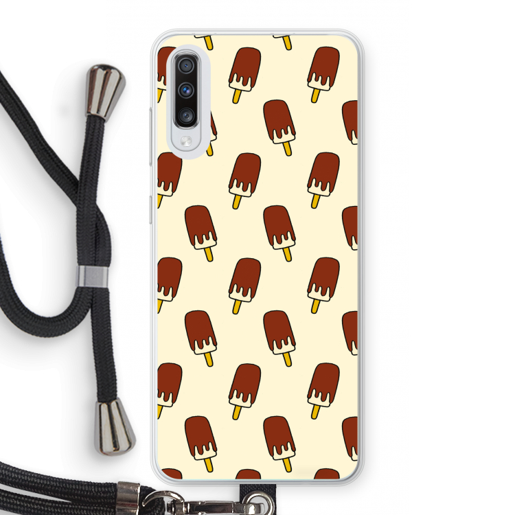 Yummy: Samsung Galaxy A70 Transparant Hoesje met koord