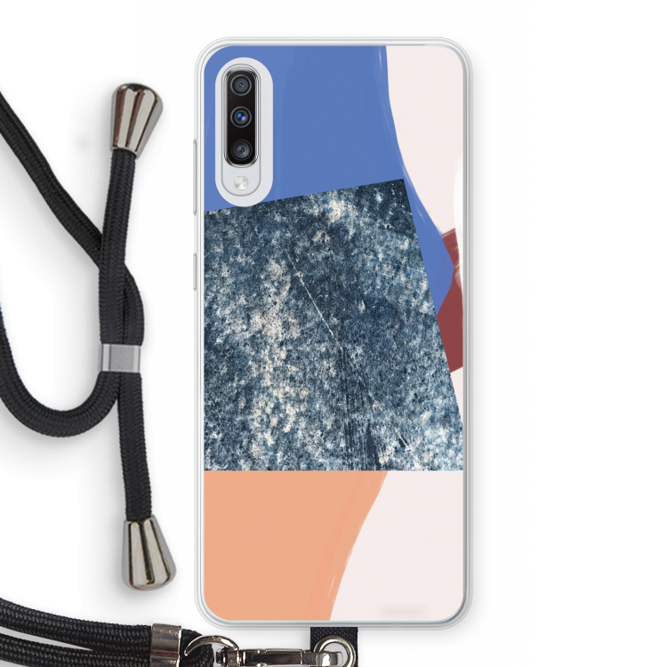 Billy: Samsung Galaxy A70 Transparant Hoesje met koord