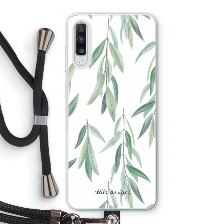 Branch up your life: Samsung Galaxy A70 Transparant Hoesje met koord