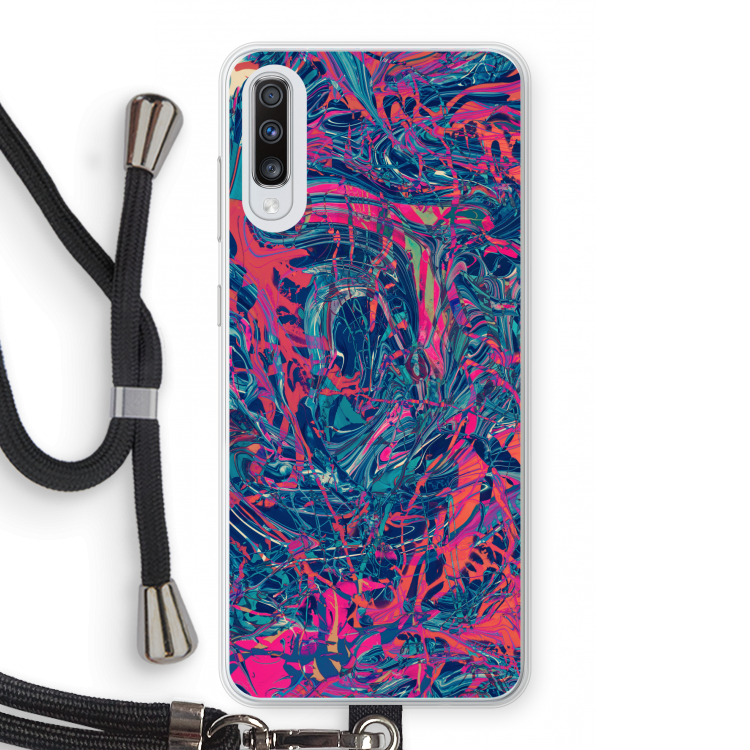 Sleeping Dreams: Samsung Galaxy A70 Transparant Hoesje met koord