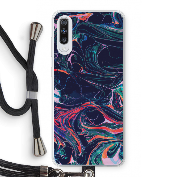 Light Years Beyond: Samsung Galaxy A70 Transparant Hoesje met koord