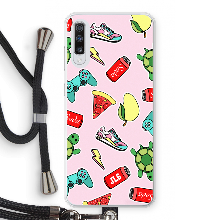 Things Jamie Loves: Samsung Galaxy A70 Transparant Hoesje met koord