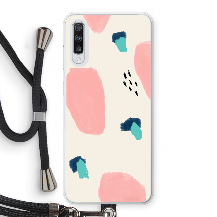 Monday Surprise: Samsung Galaxy A70 Transparant Hoesje met koord