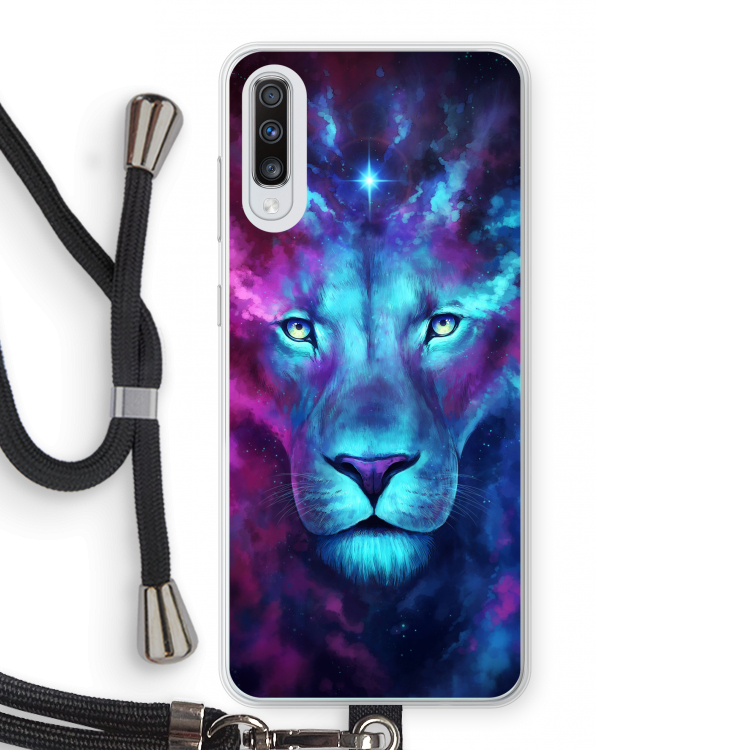 Firstborn: Samsung Galaxy A70 Transparant Hoesje met koord
