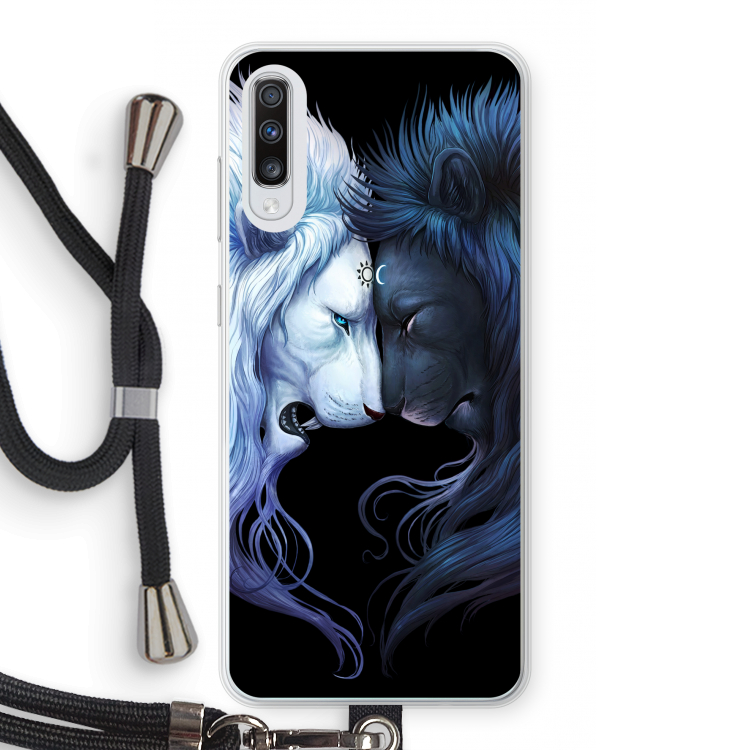 Brotherhood: Samsung Galaxy A70 Transparant Hoesje met koord
