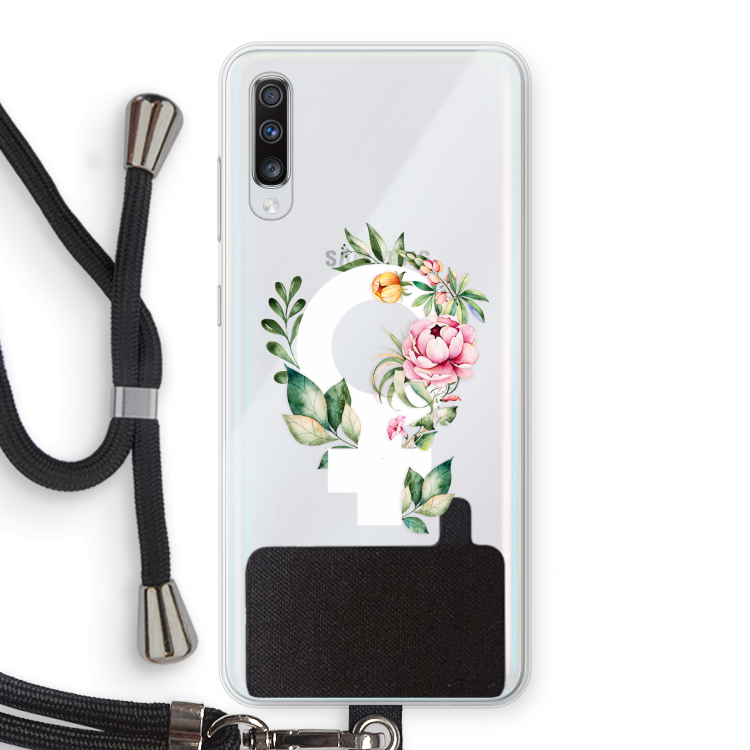 Venus: Samsung Galaxy A70 Transparant Hoesje met koord