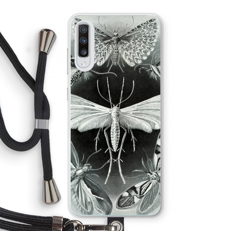 Haeckel Tineida: Samsung Galaxy A70 Transparant Hoesje met koord
