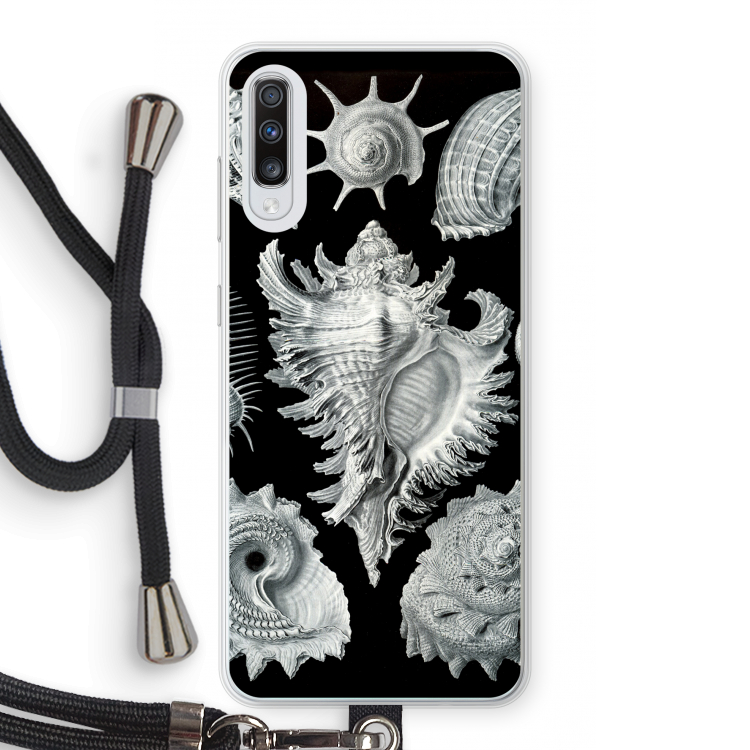 Haeckel Prosobranchia: Samsung Galaxy A70 Transparant Hoesje met koord