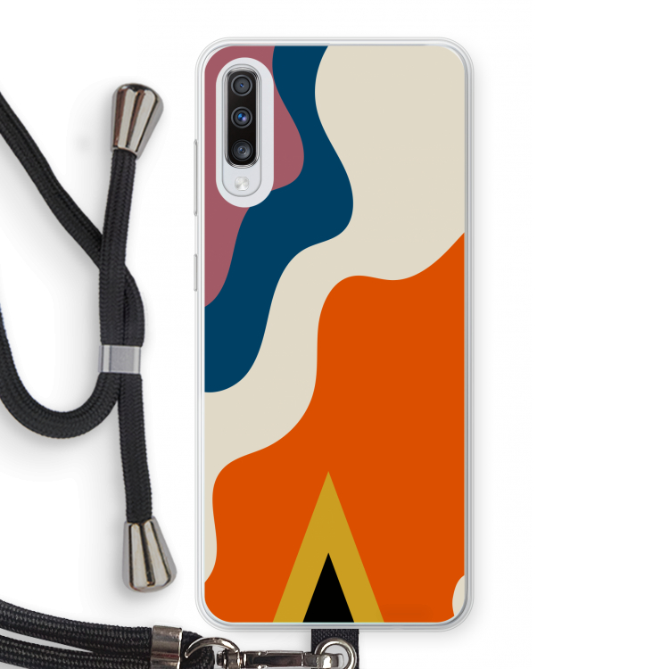 Noor A: Samsung Galaxy A70 Transparant Hoesje met koord