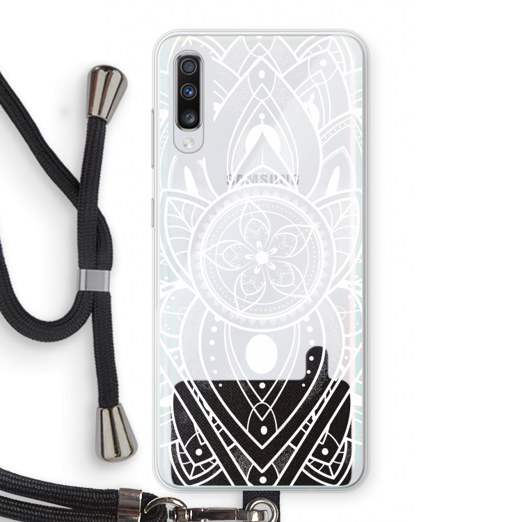 It's Complicated: Samsung Galaxy A70 Transparant Hoesje met koord