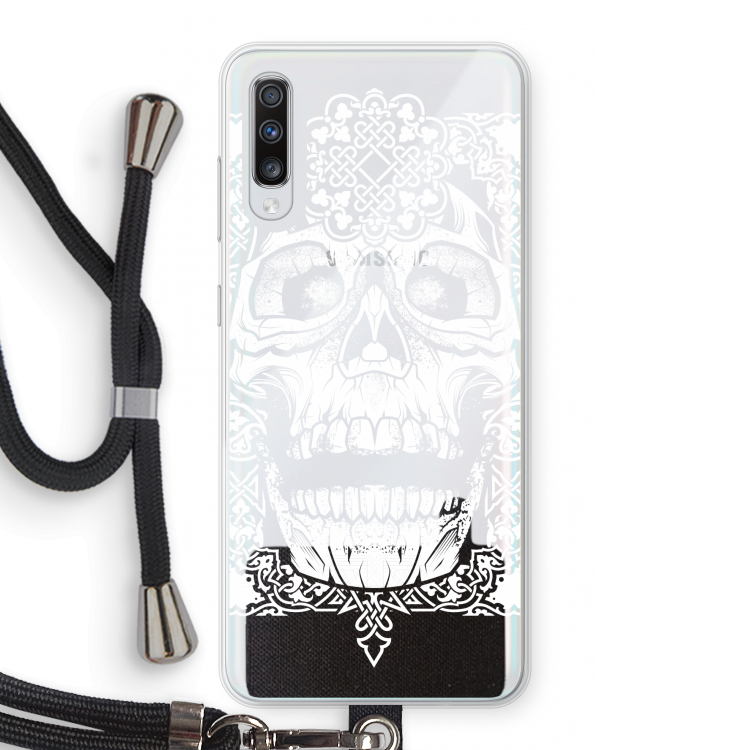 Seek & Destroy: Samsung Galaxy A70 Transparant Hoesje met koord