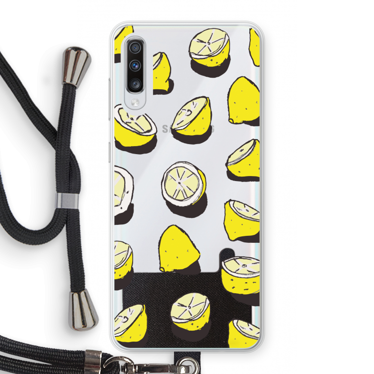 When Life Gives You Lemons...: Samsung Galaxy A70 Transparant Hoesje met koord
