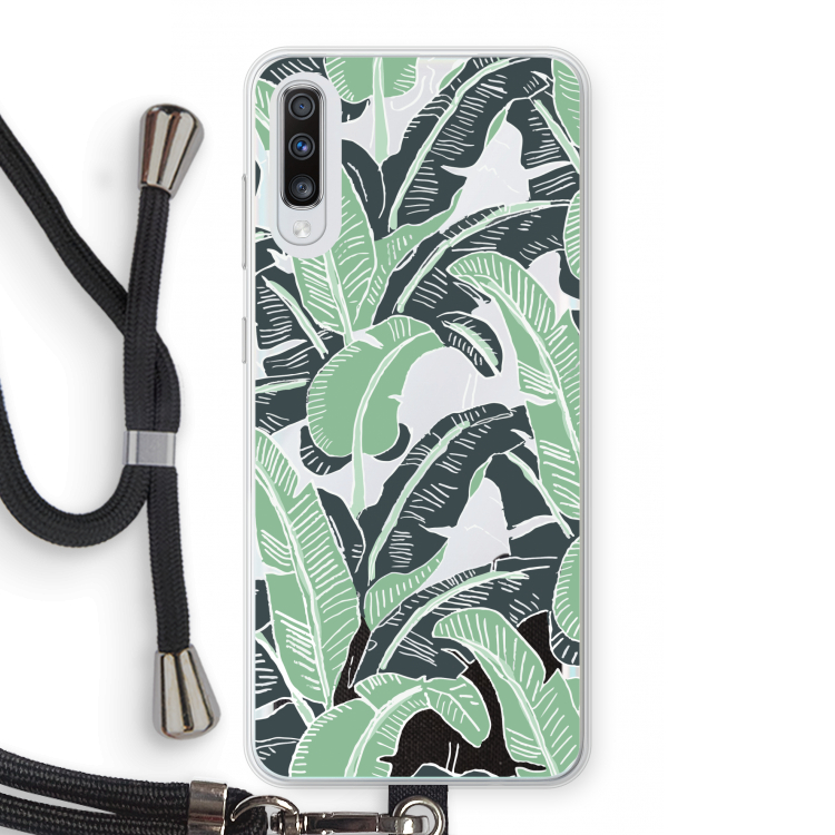 This Sh*t Is Bananas: Samsung Galaxy A70 Transparant Hoesje met koord