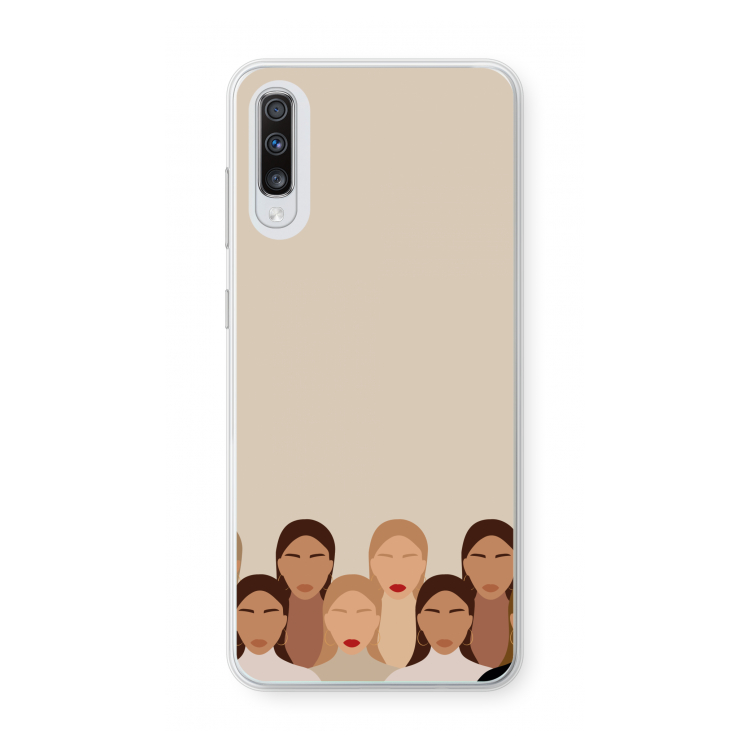 Girls girls girls: Samsung Galaxy A70 Transparant Hoesje