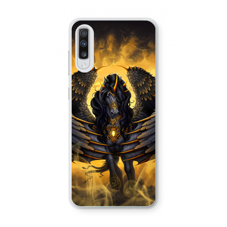 Pegasus: Samsung Galaxy A70 Transparant Hoesje