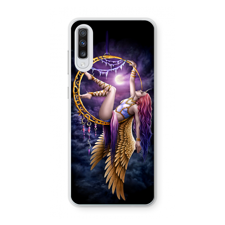 Aerial Angel: Samsung Galaxy A70 Transparant Hoesje