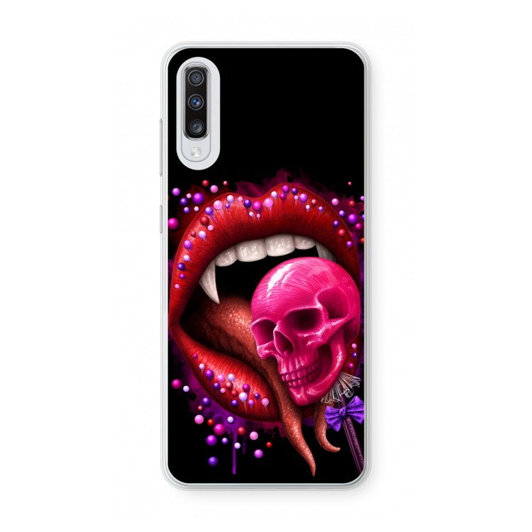 Dodelijk zoet: Samsung Galaxy A70 Transparant Hoesje