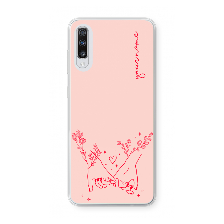 Best Friends: Samsung Galaxy A70 Transparant Hoesje