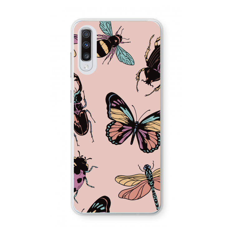 Tiny Bugs: Samsung Galaxy A70 Transparant Hoesje