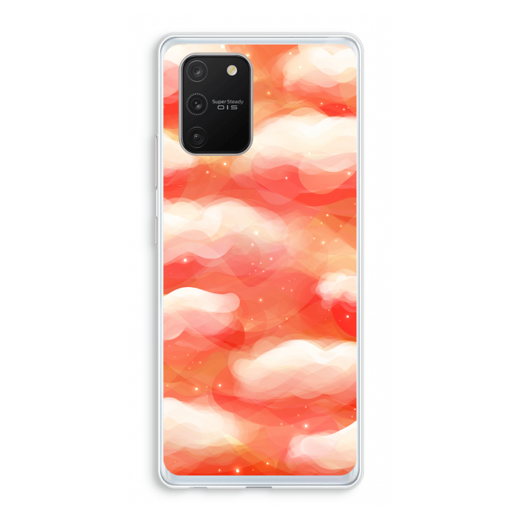 Lichte Wolken: Samsung Galaxy S10 Lite Transparant Hoesje