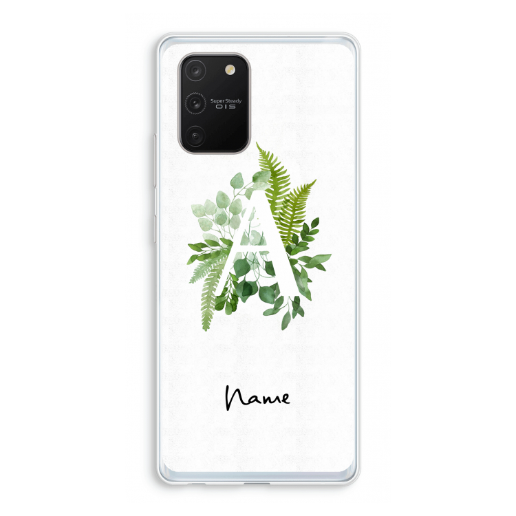 Green Brush: Samsung Galaxy S10 Lite Transparant Hoesje