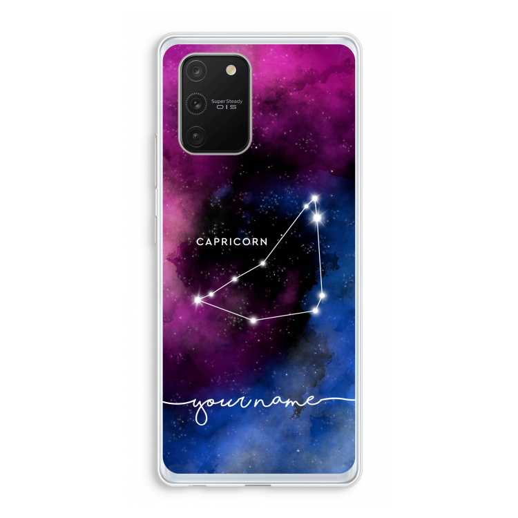 Sterrenbeeld - Donker: Samsung Galaxy S10 Lite Transparant Hoesje