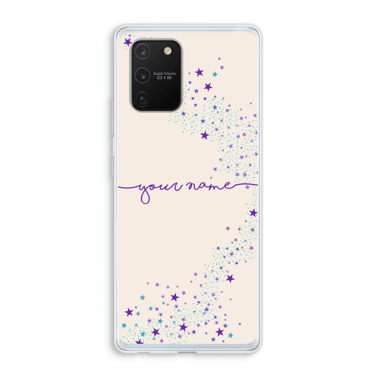Sterren: Samsung Galaxy S10 Lite Transparant Hoesje