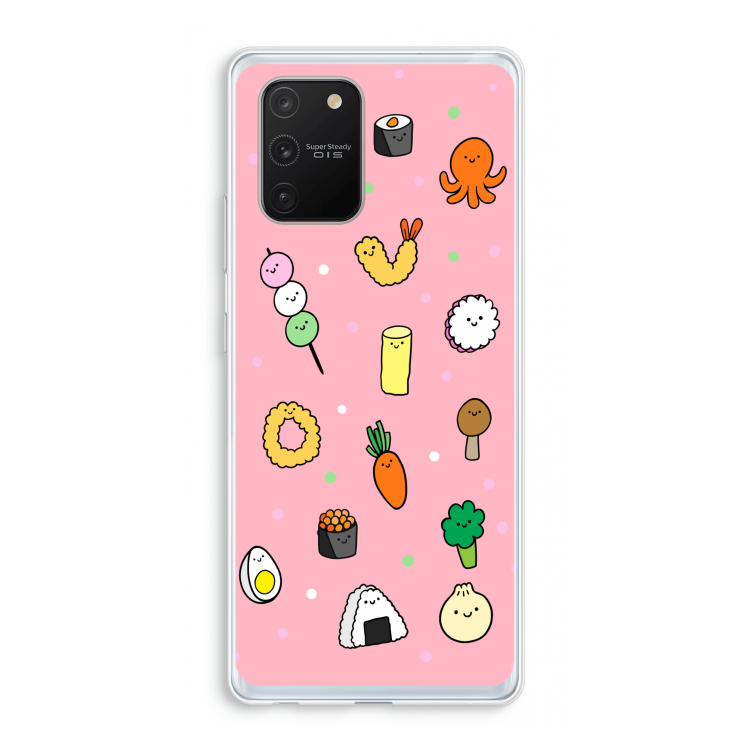 Happy bento friends: Samsung Galaxy S10 Lite Transparant Hoesje