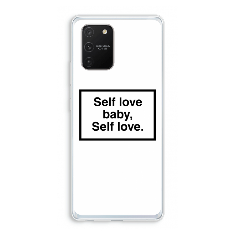 Self love: Samsung Galaxy S10 Lite Transparant Hoesje