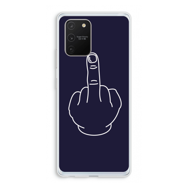 F**k U: Samsung Galaxy S10 Lite Transparant Hoesje