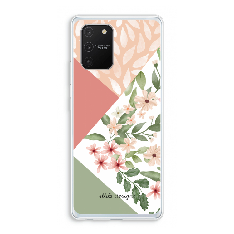 Sweet heaven geometrics: Samsung Galaxy S10 Lite Transparant Hoesje