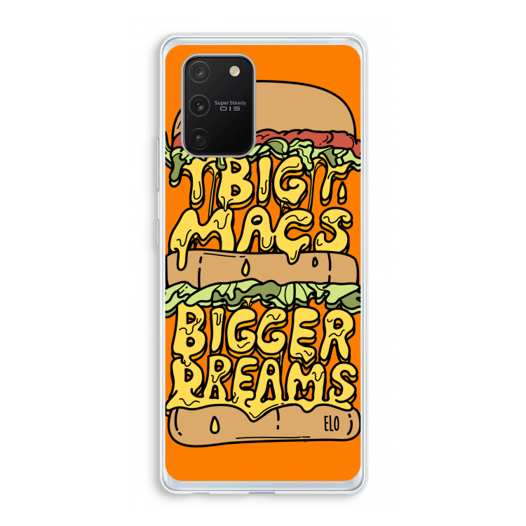 Big Macs Bigger Dreams: Samsung Galaxy S10 Lite Transparant Hoesje