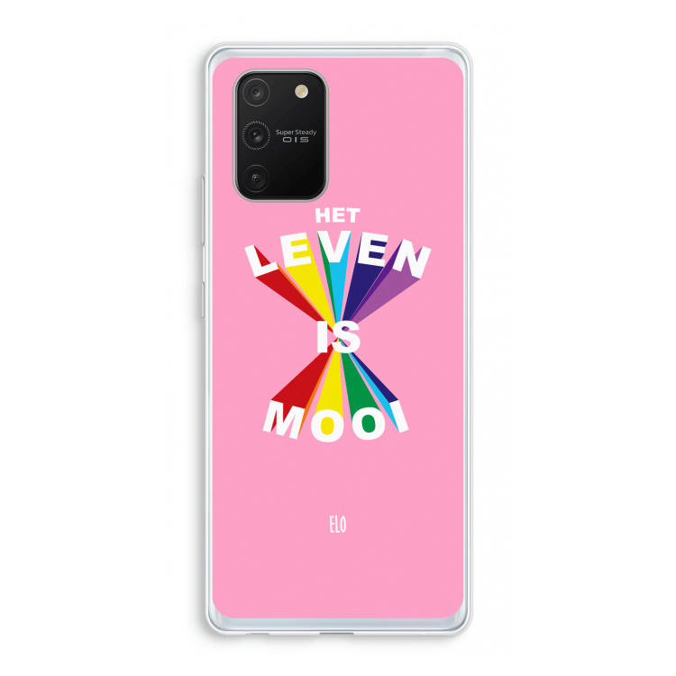 Het Leven Is Mooi: Samsung Galaxy S10 Lite Transparant Hoesje