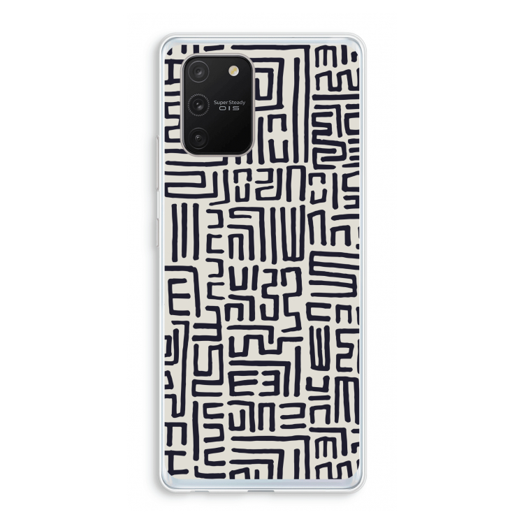 Moroccan Print: Samsung Galaxy S10 Lite Transparant Hoesje