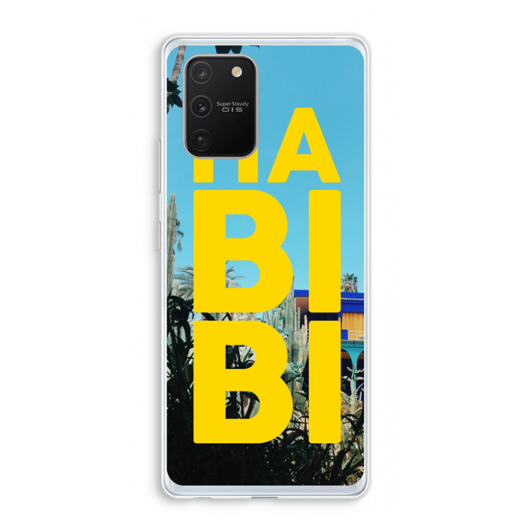 Habibi Majorelle : Samsung Galaxy S10 Lite Transparant Hoesje