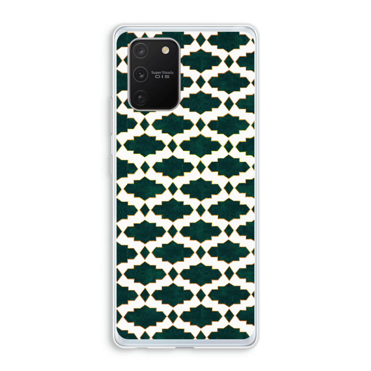 Moroccan tiles: Samsung Galaxy S10 Lite Transparant Hoesje