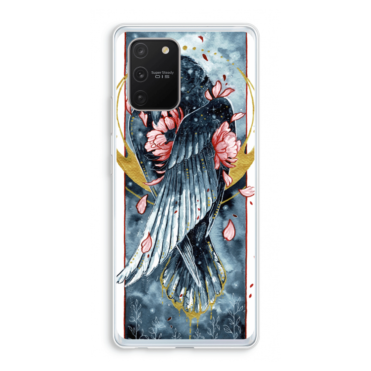 Golden Raven: Samsung Galaxy S10 Lite Transparant Hoesje