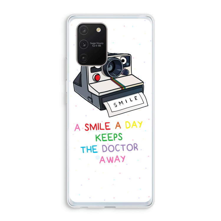 Smile: Samsung Galaxy S10 Lite Transparant Hoesje