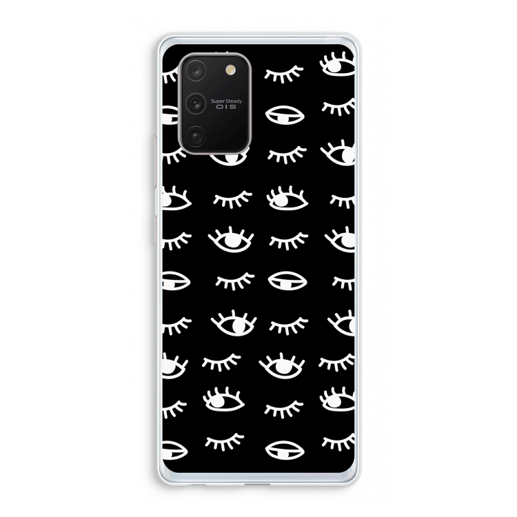 Eye pattern #3: Samsung Galaxy S10 Lite Transparant Hoesje