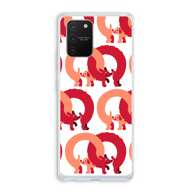 Dogs: Samsung Galaxy S10 Lite Transparant Hoesje