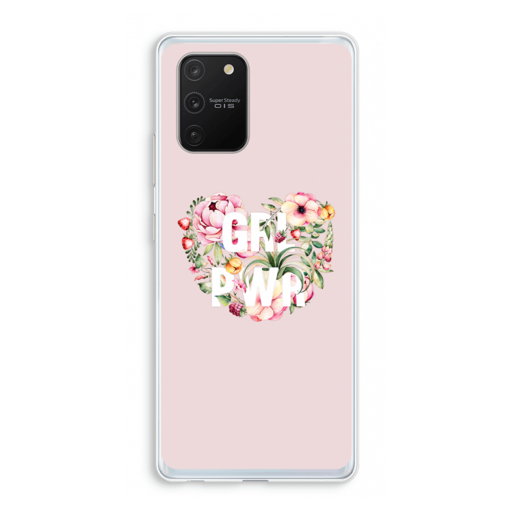 GRL PWR Flower: Samsung Galaxy S10 Lite Transparant Hoesje