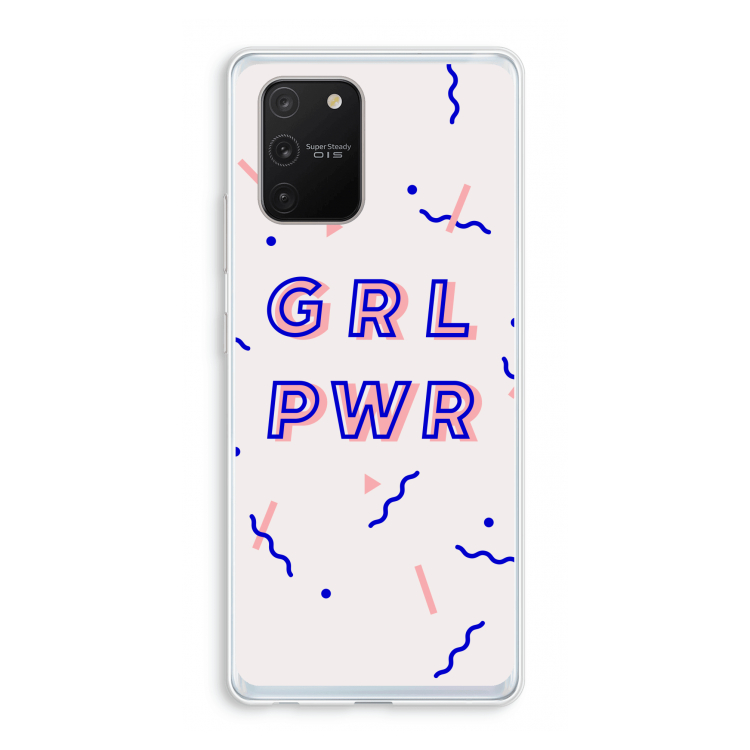 GRL PWR: Samsung Galaxy S10 Lite Transparant Hoesje