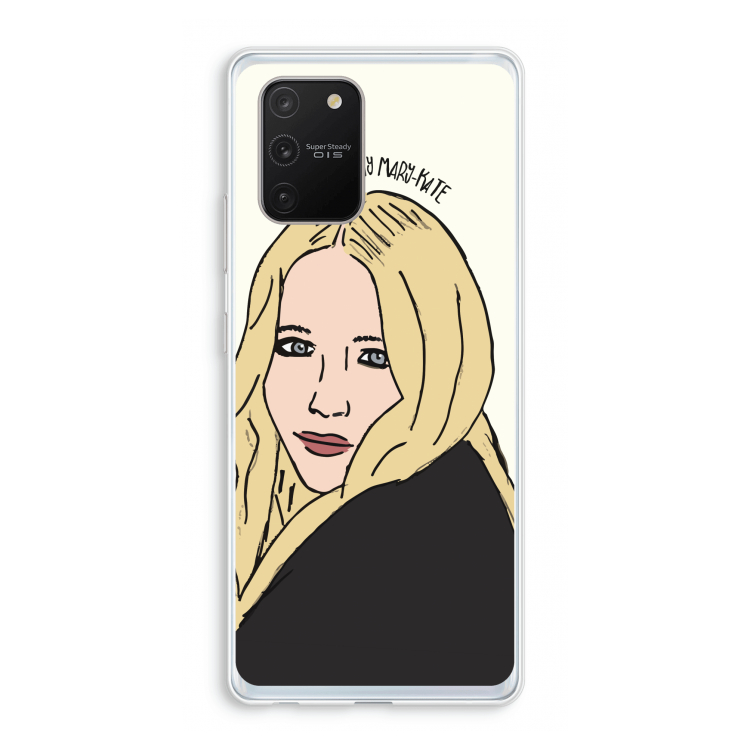 Mary Kate: Samsung Galaxy S10 Lite Transparant Hoesje