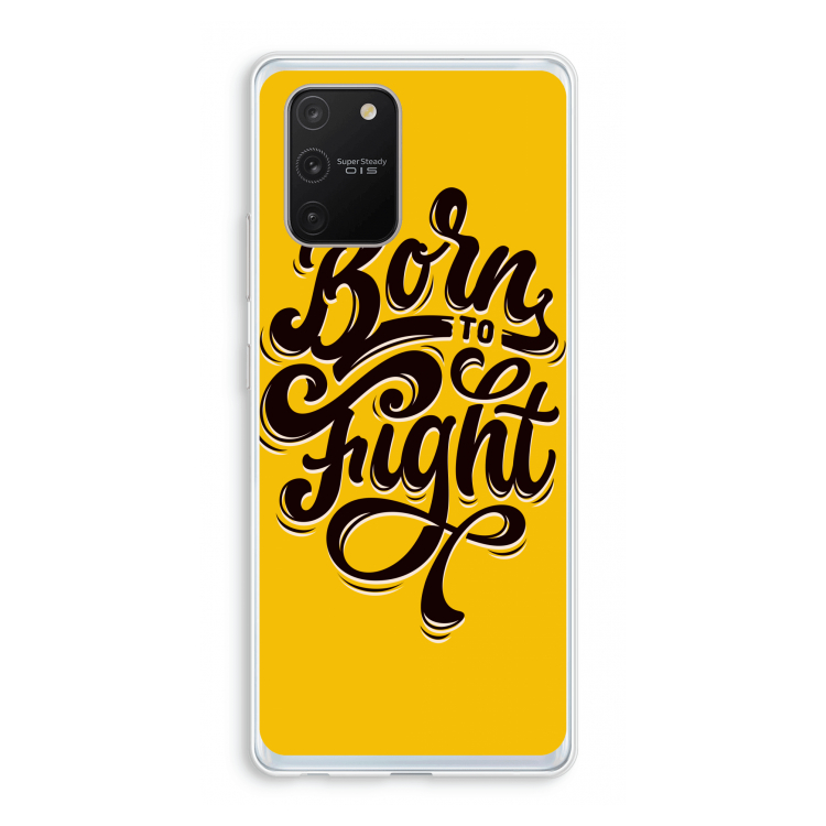 Born to Fight: Samsung Galaxy S10 Lite Transparant Hoesje