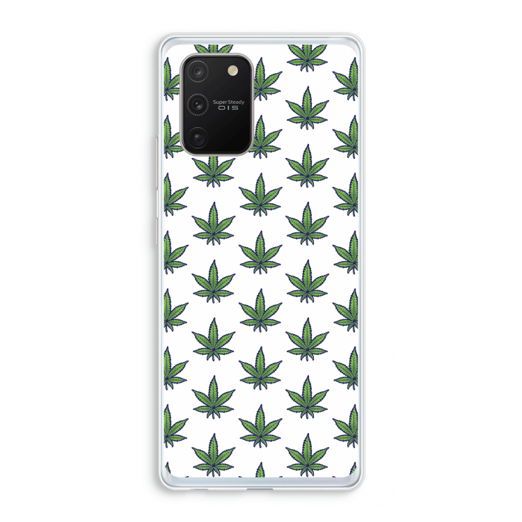 Weed: Samsung Galaxy S10 Lite Transparant Hoesje