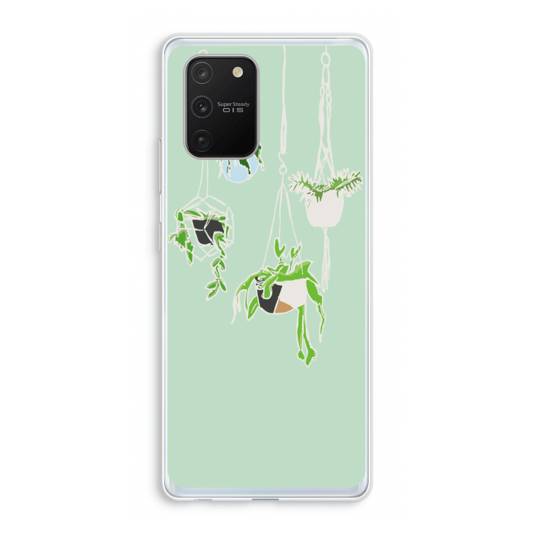 Hang In There: Samsung Galaxy S10 Lite Transparant Hoesje
